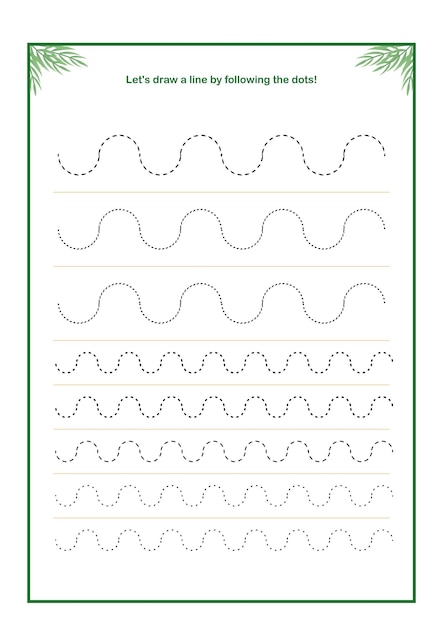 Kaligrafia szlaczki do druku dla dzieci i dorosłych