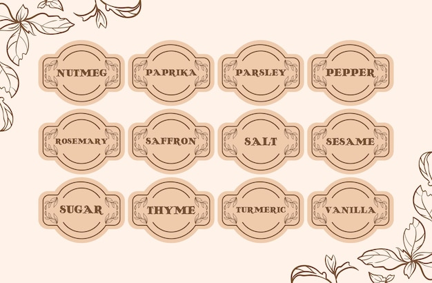 Etykiety na przyprawy do druku – estetyka i funkcjonalność